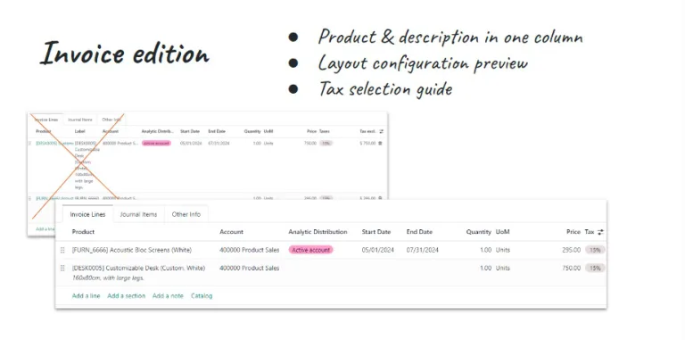 Odoo 18-invoice edition