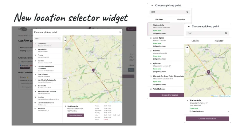 Odoo 18-location widget